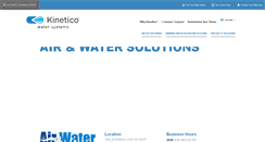 Desktop Screenshot of airwatersolutions.kinetico.com