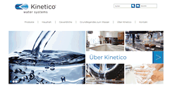 Desktop Screenshot of kinetico.de