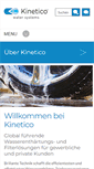 Mobile Screenshot of kinetico.de