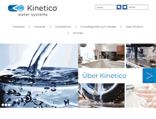 Tablet Screenshot of kinetico.de