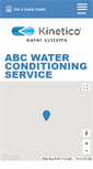 Mobile Screenshot of abcwater.kinetico.com