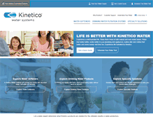 Tablet Screenshot of kinetico.com