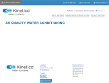 Tablet Screenshot of ak.kinetico.com