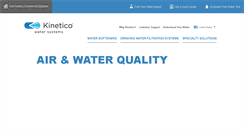 Desktop Screenshot of airandwaterquality.kinetico.com