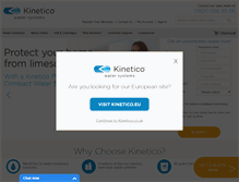 Tablet Screenshot of kinetico.co.uk