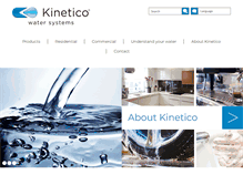 Tablet Screenshot of kinetico.dk